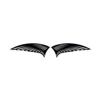 Bird wings icon, simple style vector