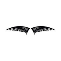 Bird wings icon, simple style vector