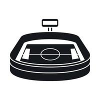 Stadium icon in simple style vector