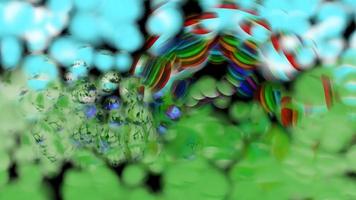 Botanical Bubbly Abstract Background Digital Rendering photo