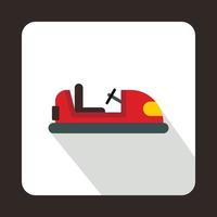Toy car in the playground. icon, flat style vector