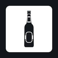 Bottle of beer icon, simple style vector