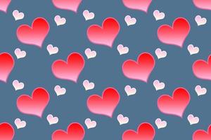 pattern with hearts and background with hearts photo