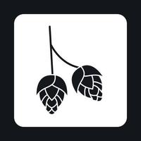 Hops icon, simple style vector