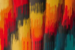 Background abstract colorful brush line red yellow black photo