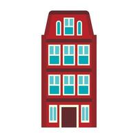 House icon in flat style vector