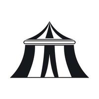 Circus tent icon, simple style vector