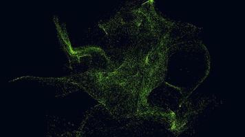 Abstract wave light Particles Background, Bokeh Particles photo
