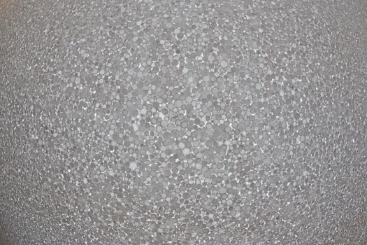 Styrofoam texture background. Thin translucent polyfoam sheet with fisheye effect. photo