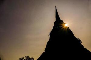 Ancient Buddhist temple in East Asia photo