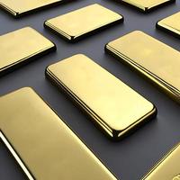 lingotes de oro pila de lingotes de oro, conceptos financieros.