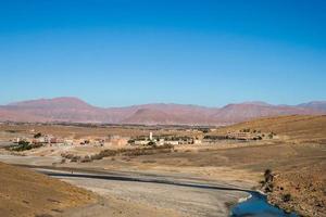 Desert landscape view photo