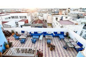 Buildings in Marrakech, Morocco, circa May 2022 photo