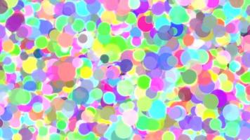 Digital Rendering Colorful Circles for Backgrounds video