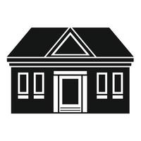 Courthouse icon, simple style vector