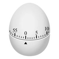 Egg timer mockup, realistic style vector