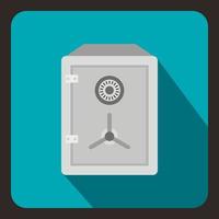 Safe icon in flat style vector