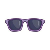 Black sunglasses icon, cartoon style