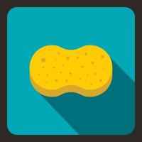 Sponge foam icon in flat style vector