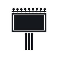 Board for statistics icon, simple style vector