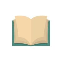 Book dictionary icon, flat style vector