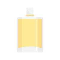 Lime perfume icon, flat style vector