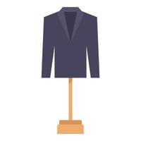 Man blazer icon, flat style vector