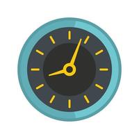 icono de reloj, estilo plano vector