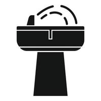 Drink fountain icon, simple style vector