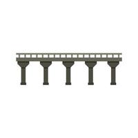 Auto bridge icon, flat style vector
