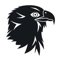 Eagle icon, simple style vector