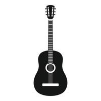 Mexican guitar icon, simple style vector