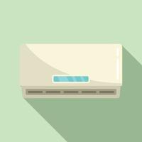 Home air conditioner icon, flat style vector