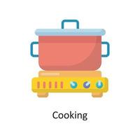 Cooking  Vector Flat Icon Design illustration. Housekeeping Symbol on White background EPS 10 File