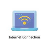 Internet Connection Vector Flat Icon Design illustration. Housekeeping Symbol on White background EPS 10 File