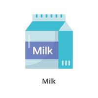 Milk  Vector Flat Icon Design illustration. Housekeeping Symbol on White background EPS 10 File