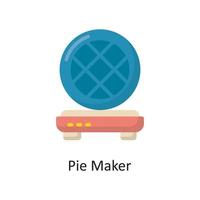 Pie Maker Vector Flat Icon Design illustration. Housekeeping Symbol on White background EPS 10 File