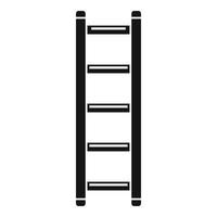 Steel ladder icon, simple style vector