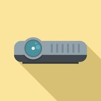 Modern projector icon, flat style vector