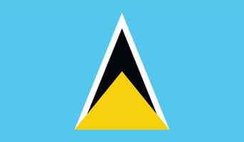 Saint Lucia flag image vector