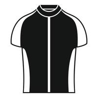 icono de camisa de bicicleta, estilo simple vector