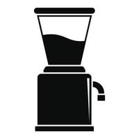 icono de molinillo de café moderno, estilo simple vector