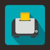 Toaster icon, flat style vector