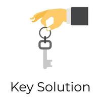 Trendy Key Solution vector