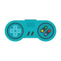 Gamepad icon, flat style vector