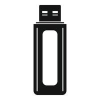 Computer equipment icon, simple style vector