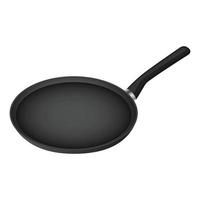 Griddle pan icon, isometric style vector