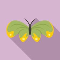 icono de mariposa, estilo plano vector