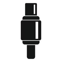 Digital adapter icon, simple style vector