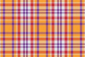 Tartan or plaid retro color pattern. vector